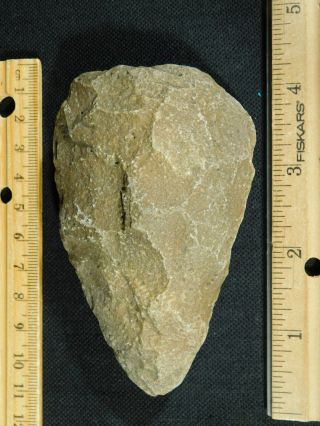 A ONE Million Year Old Early Stone Age ACHEULEAN AAA HandAxe Mauritania 150gr e 4