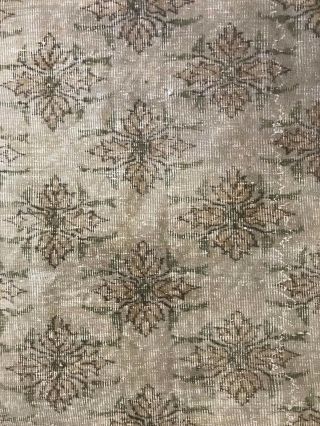 VINTAGE OUSHAK WOOL TURKISH HAND - KNOTTED RUNNER,  10 ' 3 