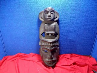 Primitive African Carved Sculpture Antique Tribal Art 10