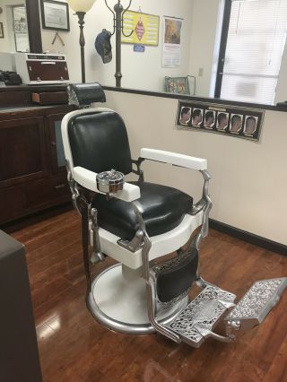 antique koken barber chair 3