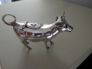 Antique Sterling Cow Creamer