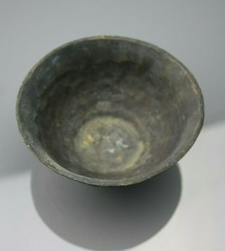 Chinese Bronze Ming Dynasty Dragon Bowl Cup 15th C Xuande Mark And Period 7