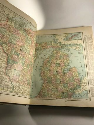 1901 Crams Unrivaled Atlas of the World 3