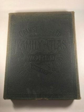 1901 Crams Unrivaled Atlas of the World 7