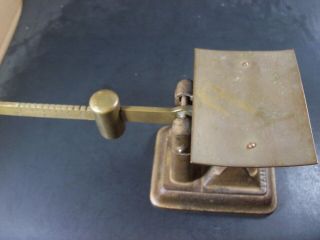 ANTIQUE FAIRBANKS CAST IRON AND BRASS GOLD OR POSTAL BALANCE SCALE 5