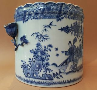 Antique Rare Chinese Porcelain Jardiniere - Qianlong 18th.  century 4