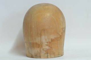 Size 20 1/2 - Wooden Hat Block Mold Form Millinery Head Style Form Display -