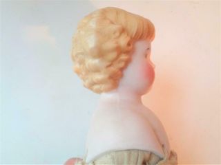 Antique 1800s HIGHLAND MARY Parian China Head Doll 17 