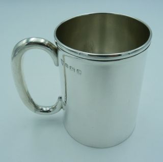 George V Silver Pint Tankard 1935 (cup,  Mug) - No Monogram Etc