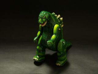 Rare Godzilla Green Windup Tin Toy Billiken with Leaflets Made in Japan F/S 2