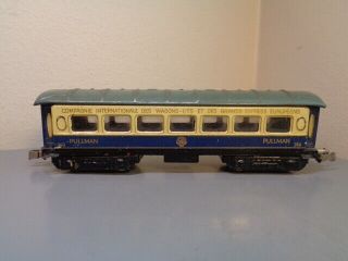 MÄRKLIN GERMANY No 349 VINTAGE 1930 ' S PULLMAN TRAIN WAGON VERY RARE VERY GOOD 2