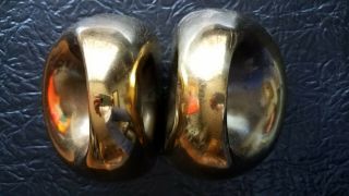 Ben Seibel Jenfred Ware Metal Brass Marked Bookends Mid Century 2