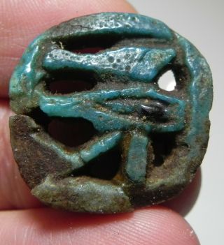 Zurqieh - As12393 - Ancient Egypt,  Eye Of Horus Amulet.  600 - 300 B.  C