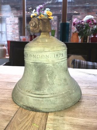 Antique Bronze Bell Mears And Stainbank 1872 2