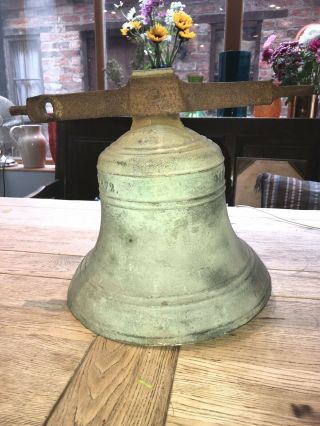 Antique Bronze Bell Mears And Stainbank 1872 3