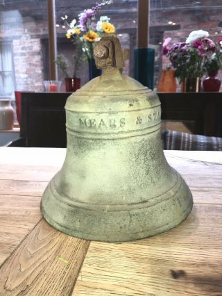 Antique Bronze Bell Mears And Stainbank 1872 7