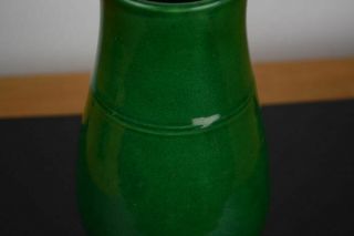 Antique Chinese Apple Green Glazed Hu Form Vase 2