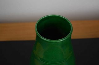 Antique Chinese Apple Green Glazed Hu Form Vase 5