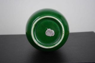 Antique Chinese Apple Green Glazed Hu Form Vase 6