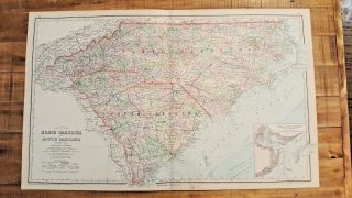Antique Colored Map/gray 