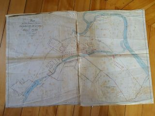 1859 Warwick Ri Hand Drawn Survey Maps Stephen Harris Estate Hp Lovecraft