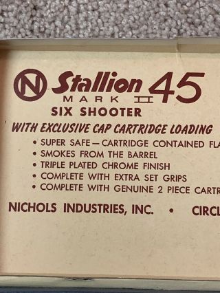 Nicholas Ranch Stallion Mark 2.  45 Cap Gun 8