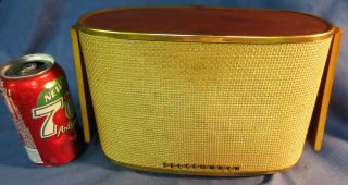 One Mid - Century Telefunken Rs1 Shelf Speaker Germany Retro - Stereo