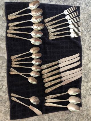 29 Piece International Valencia Sterling Silver