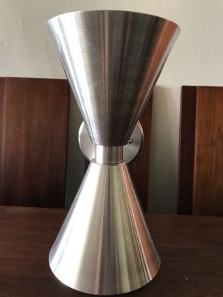 Aluminum Cone Sconce Light Mid Century 50 