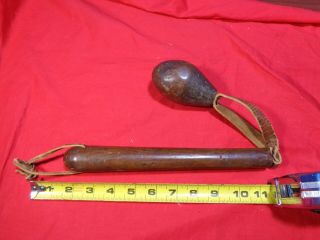 Antique Native American Wood Quirt