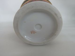 Moriage Nippon Satsuma Style Hand Painted Porcelain Japanese Vase 301B 2