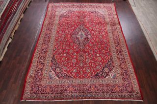 4TH OF JULY Vintage Traditional Floral RED Oriental Area Rug Wool 10 ' x13 ' 2