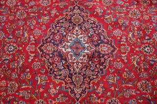 4TH OF JULY Vintage Traditional Floral RED Oriental Area Rug Wool 10 ' x13 ' 4