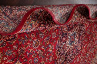 4TH OF JULY Vintage Traditional Floral RED Oriental Area Rug Wool 10 ' x13 ' 7