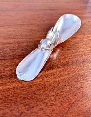 Rare William Spratling Mexican Sterling Silver Figural Duck Spoon: No Monogram
