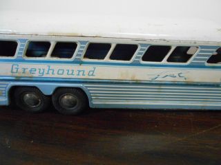 ANTIQUE VINTAGE TIN FRICTION GREYHOUND BUS SCENICRUISER 2