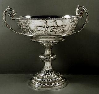 English Sterling Cup 1871 Frederick Elkington - Chariots 3