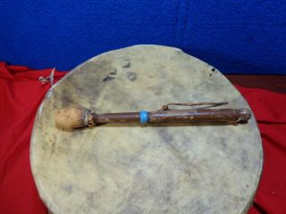 VINTAGE NATIVE AMERICAN INDIAN DRUM 9