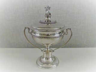 Antique Silver Golfing Golf Trophy Cross Of St Andrew Lancashire Union 1923