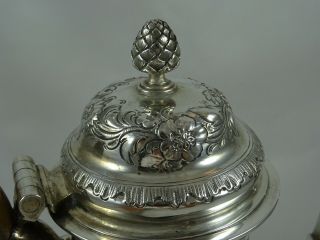 MAGNIFICENT,  GEORGE II silver COFFEE POT,  1757,  832gm 9