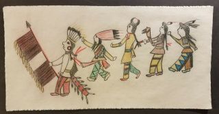 Ledger Art Early To Mid 1900s
