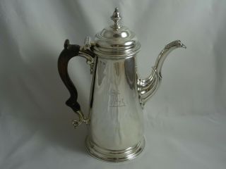 Magnificent,  George Ii Silver Coffee Pot,  1750,  882gm