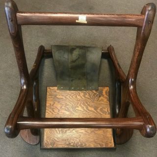 Vintage Don S.  Shoemaker Sling Swinger Chair 8