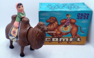 Rare China Ms 143 Clockwork Camel With Girl -,