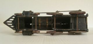 Ives Large 4 - 4 - 0 Locomotive and Tender,  ca.  1893 Cannonball Cast Iron Train 11