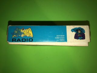 1973 BATMAN Transistorized Radio w/Box 4