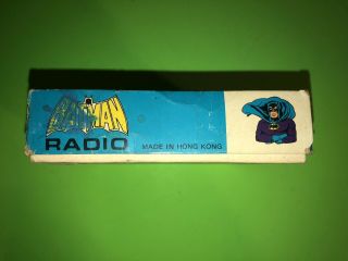 1973 BATMAN Transistorized Radio w/Box 5