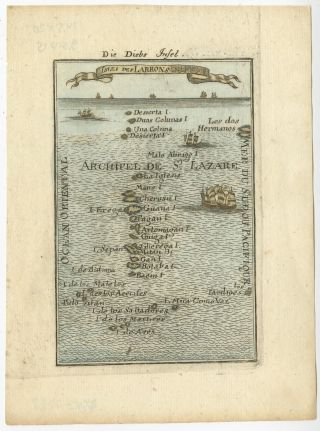 Isles Des Larrons - Mallet (c.  1683)