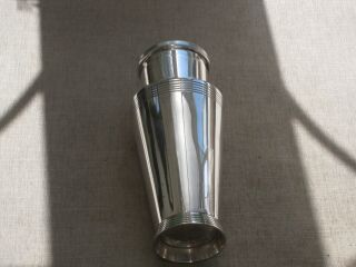1 & 1/2 pint Art Deco cocktail shaker by Mappin and Webb 6