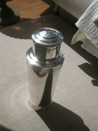 1 & 1/2 pint Art Deco cocktail shaker by Mappin and Webb 7